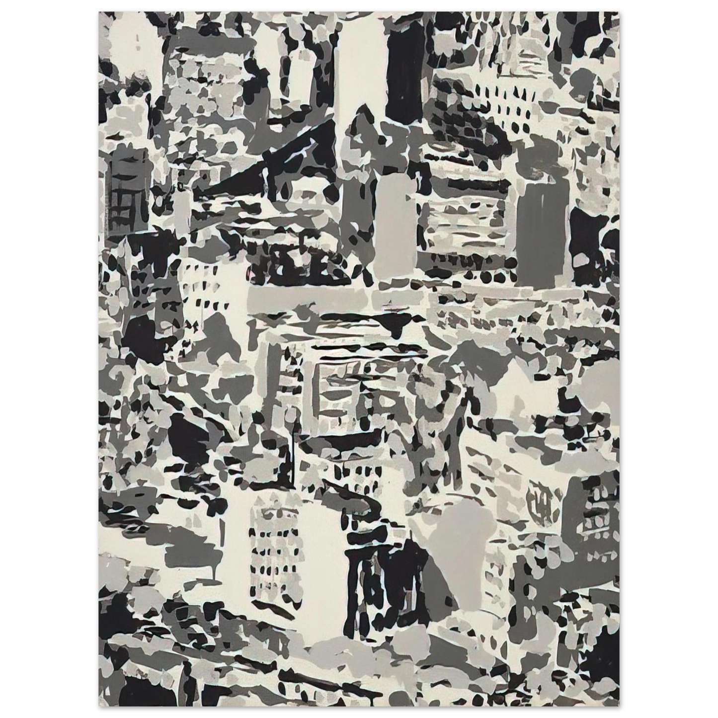 Gerhard Richter - TOWNSCAPE 1969 75x100 cm / 30x40inches Fine Art Poster