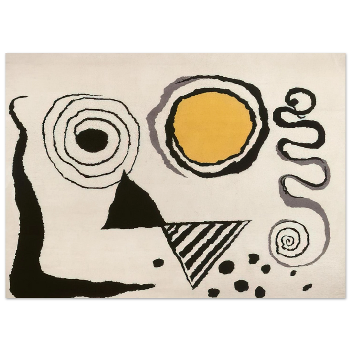 Alexander Calder - CERCLE JAUNE 1953 Fine Art Poster