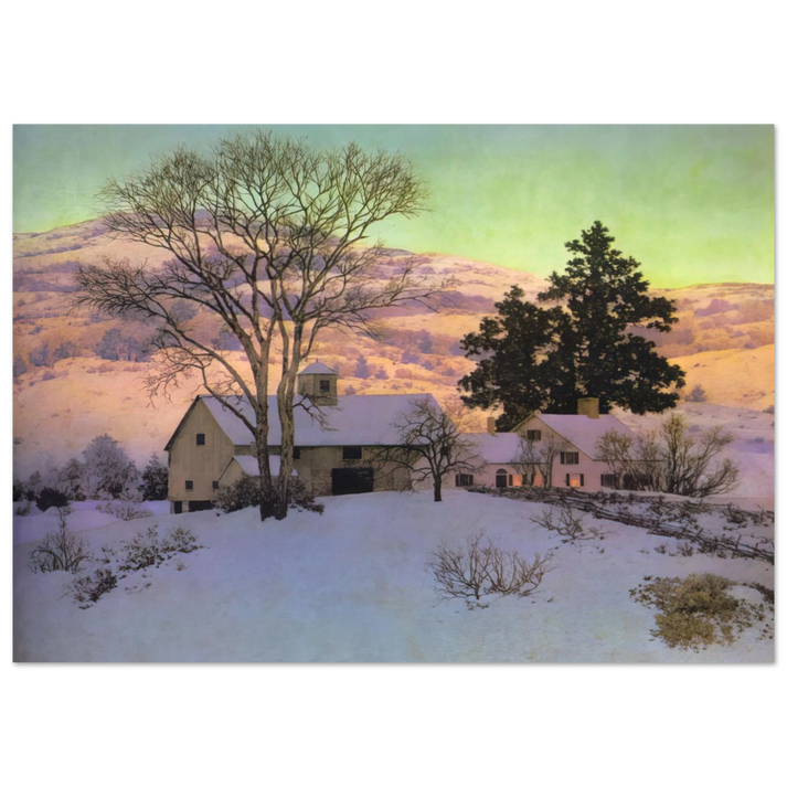 Maxfield Parrish - Afterglow Wall Art - 60x80 cm / 24x32 inches - Fine Art Poster - -