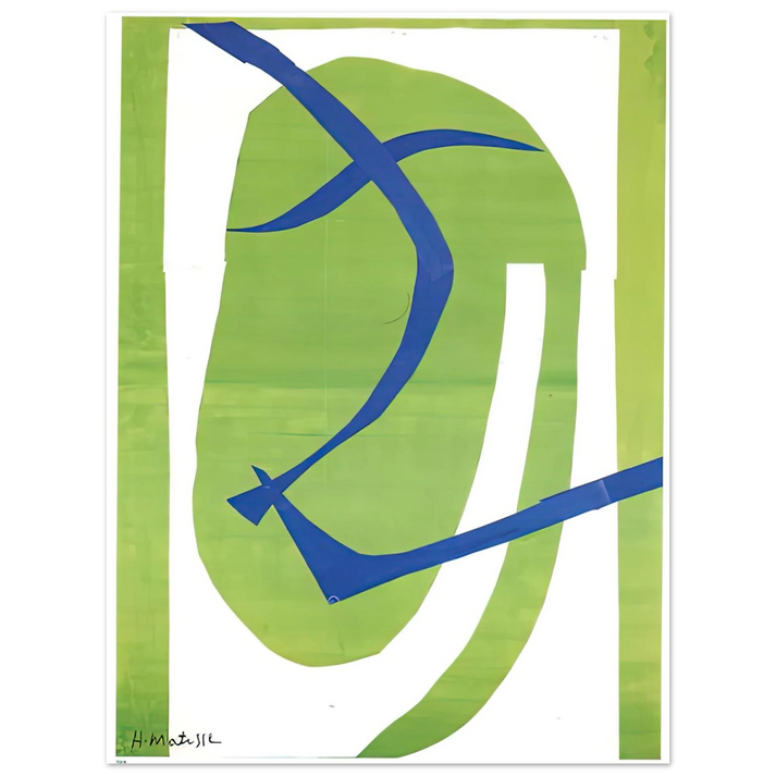 Henri Matisse - JAPANESE MASK 1950 75x100 cm / 30x40inches Fine Art Poster