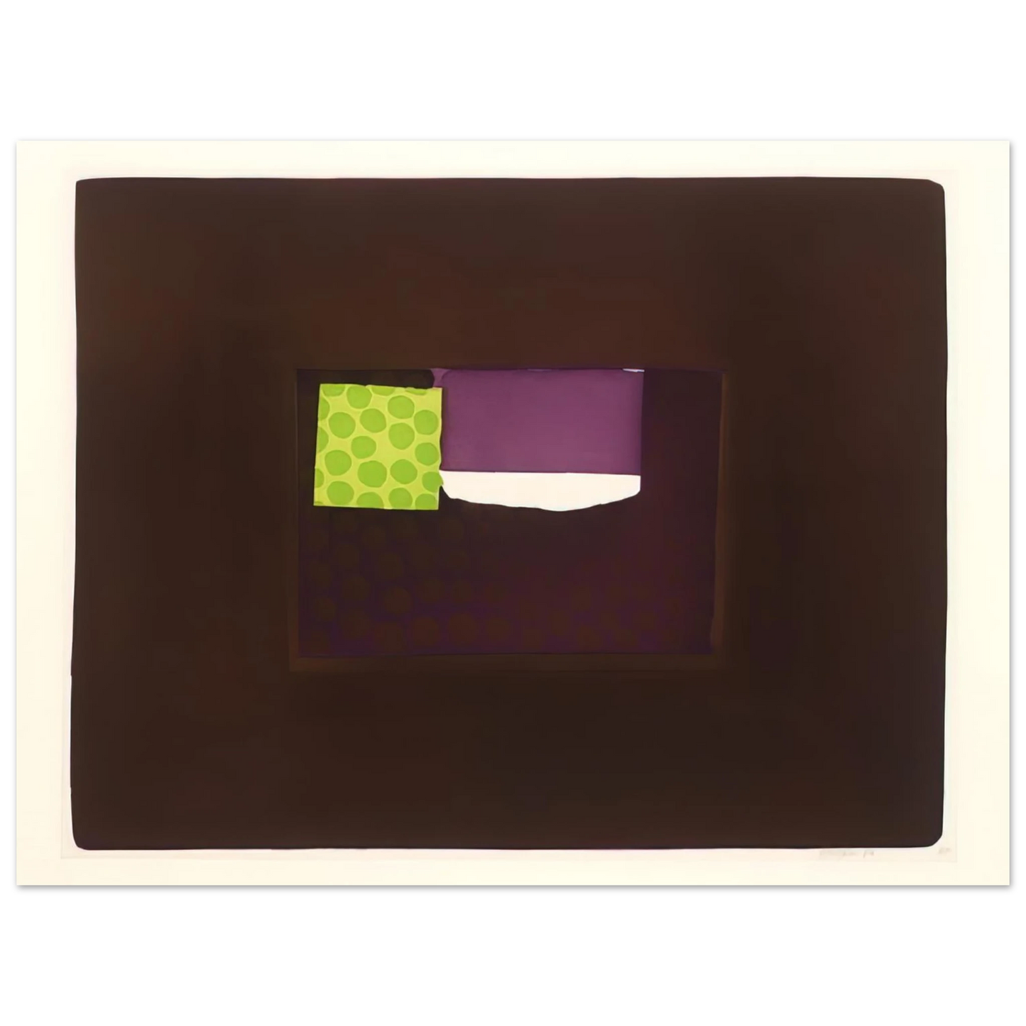 Howard Hodgkin - Interior Day - 1974 75x100 cm / 30x40inches Fine Art Poster