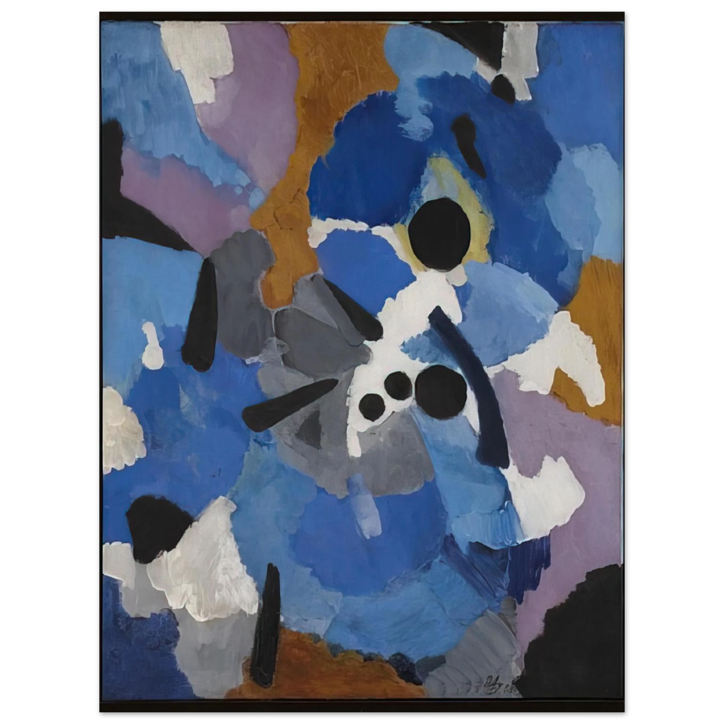 Ernst Wilhelm Nay - The Dancers - 1958 75x100 cm / 30x40inches Fine Art Poster