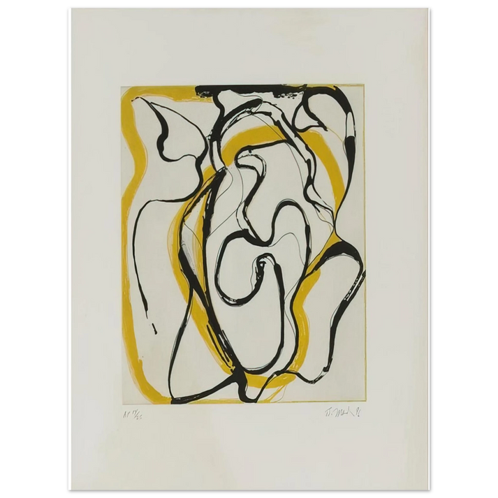 Brice Marden - Untitled - Abstract Expressionism 75x100 cm / 30x40inches Fine Art Poster