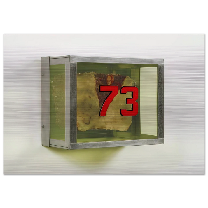 Untitled #73 from the series Technological Reliquaries - 1964 - Paul Thek Brushed Aluminum Print - 70x100 cm / 28x40 inches | Paul Thek Aluminum Print | Paul Thek Prints