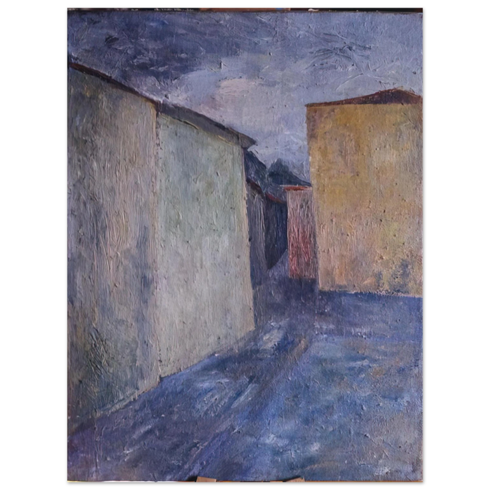 Alberto Burri - Upper Piazza - 1947 75x100 cm / 30x40inches Fine Art Poster