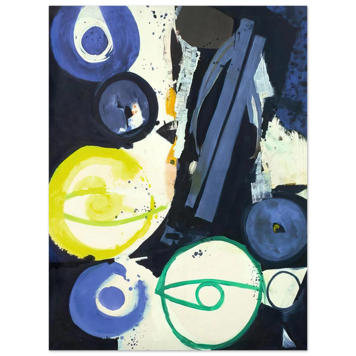 Ernst Wilhelm Nay - Orakel - 1964 75x100 cm / 30x40inches Fine Art Poster
