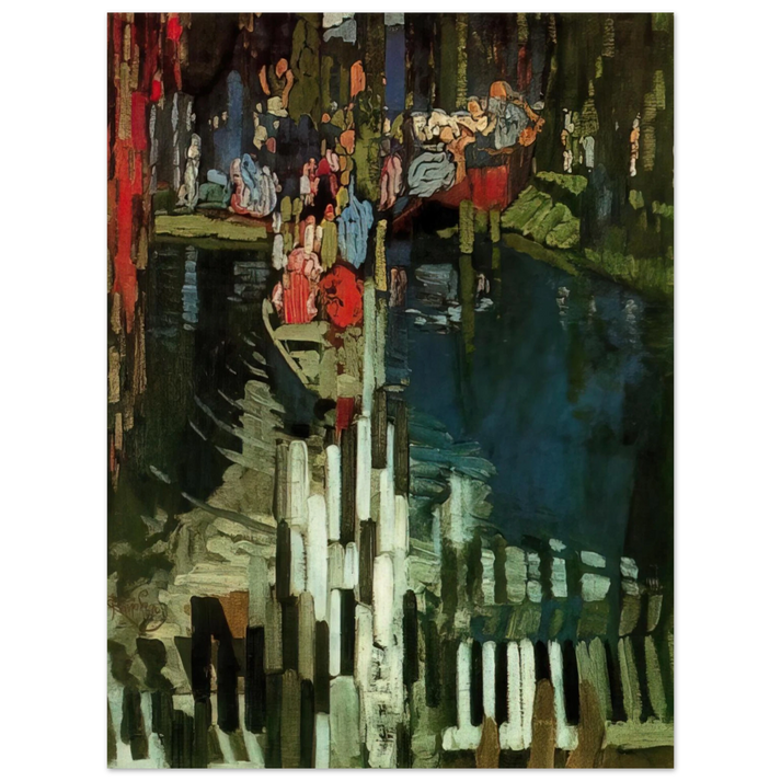 Frantisek Kupka - Piano Keys Lake 75x100 cm / 30x40inches Fine Art Poster
