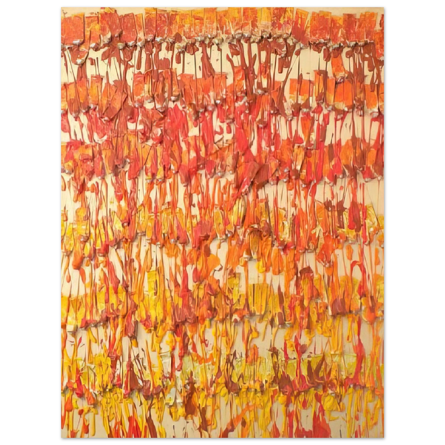 Arman - Dirty Painting - 1989 75x100 cm / 30x40inches Fine Art Poster