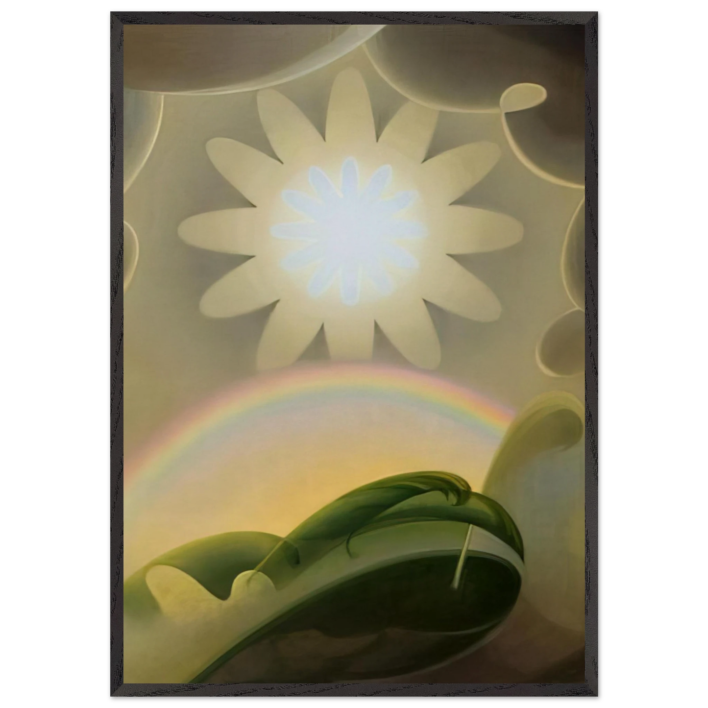 Sand Storm - 1932 - Agnes Lawrence Pelton 70x100 cm / 28x40 inches Framed Art Print – Black Wooden Frame