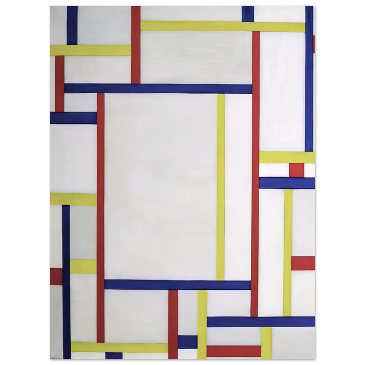 Fritz Glarner - Painting white - 1945 75x100 cm / 30x40inches Fine Art Poster