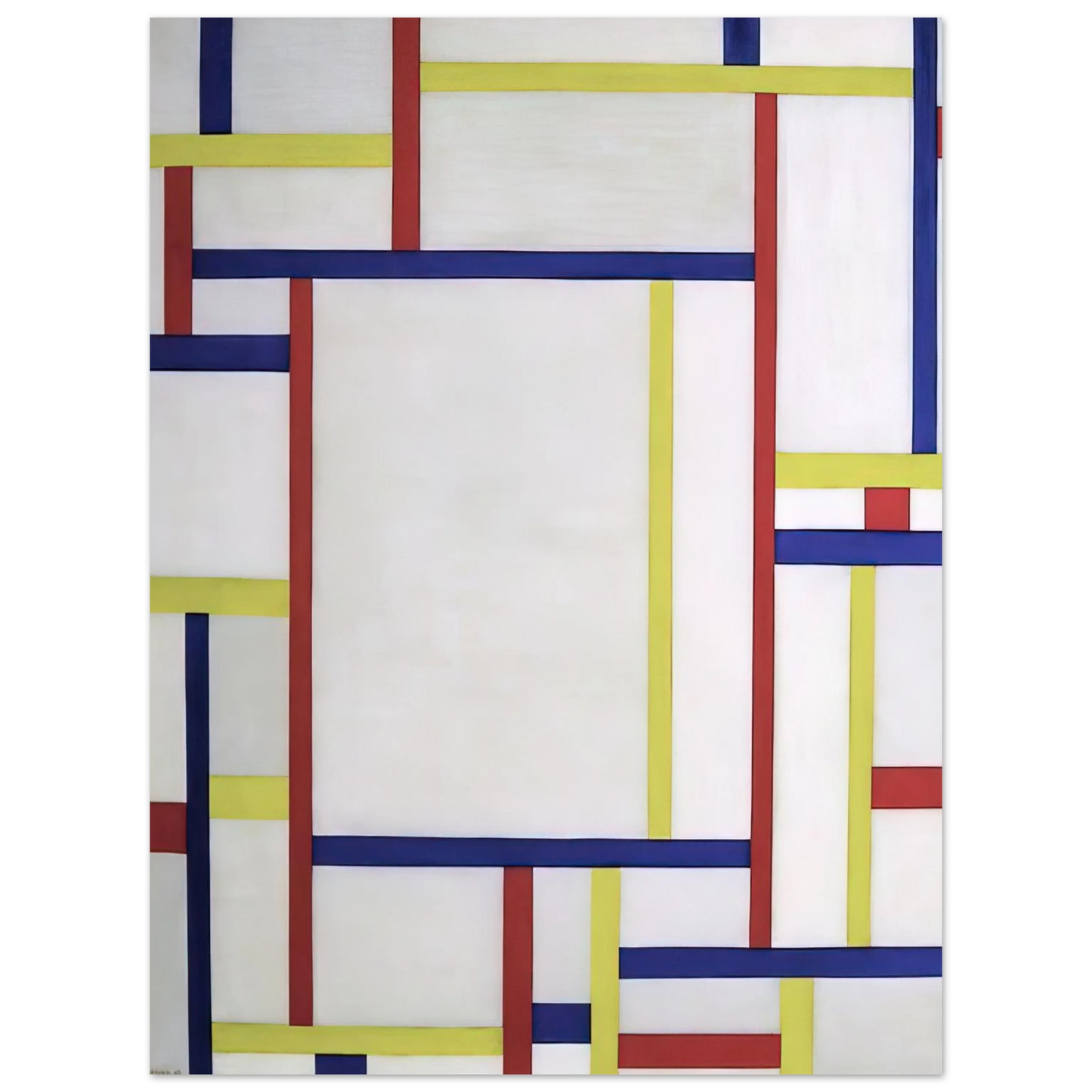 Fritz Glarner - Painting white - 1945 75x100 cm / 30x40inches Fine Art Poster