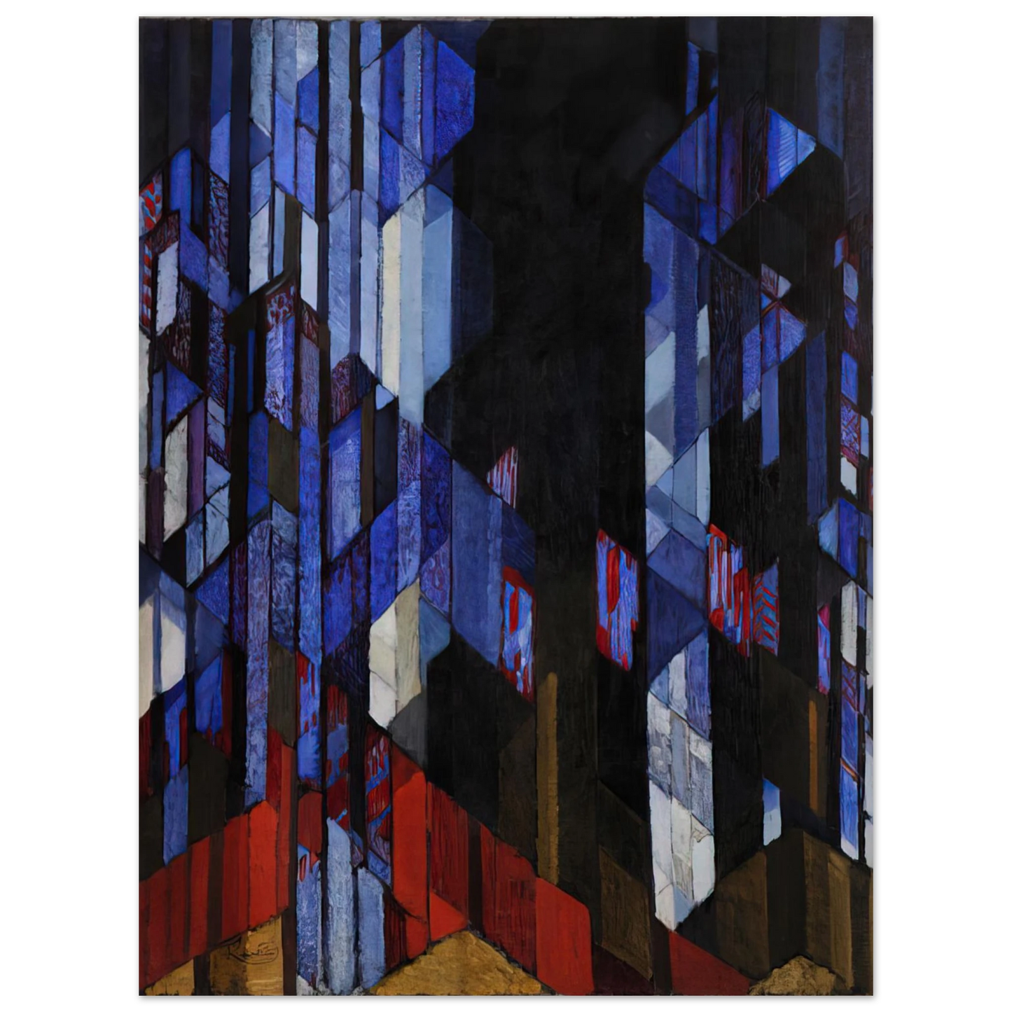 Frantisek Kupka - Cathedral 75x100 cm / 30x40inches Fine Art Poster