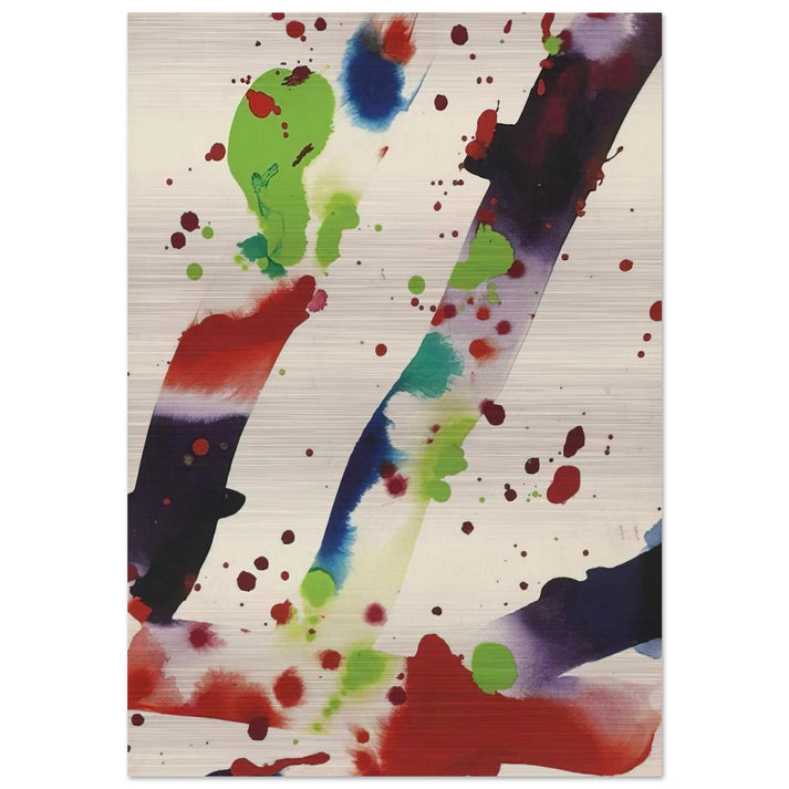 Hello - Sam Francis Brushed Aluminum Print - 70x100 cm / 28x40 inches | Sam Francis Aluminum Print | Sam Francis Prints