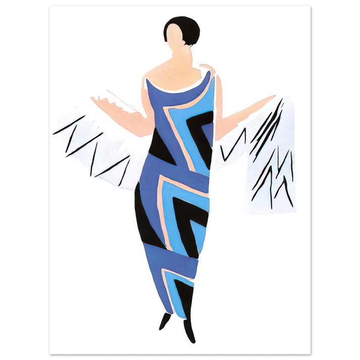 Sonia Delaunay - FASHION ILLUSTRATION 4 75x100 cm / 30x40inches Fine Art Poster