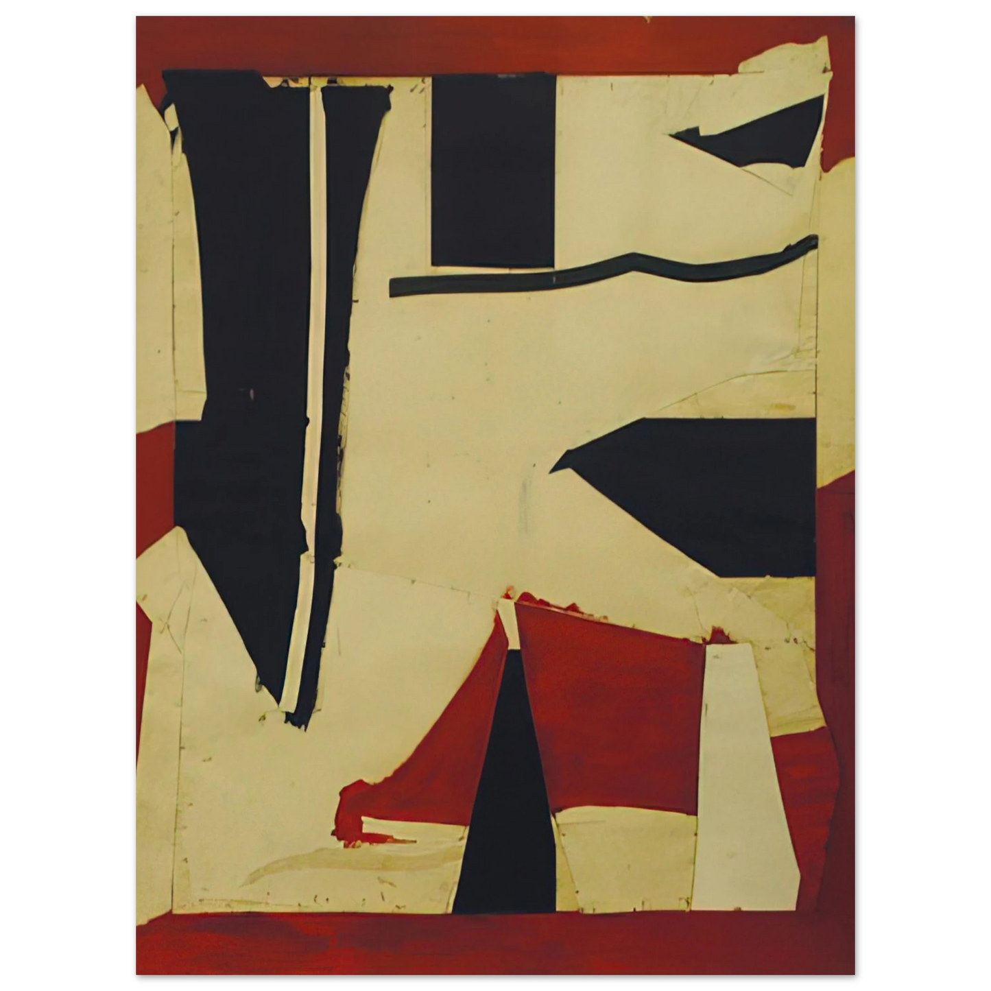 Larry Zox - Banner - 1962 75x100 cm / 30x40inches Fine Art Poster