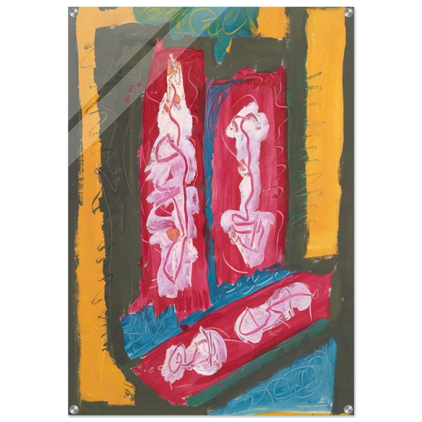 Untitled - 1953 - Betty Parsons Acrylic Print - 70x100 cm / 28x40″ inches | Betty Parsons Wall Art | Betty Parsons Prints