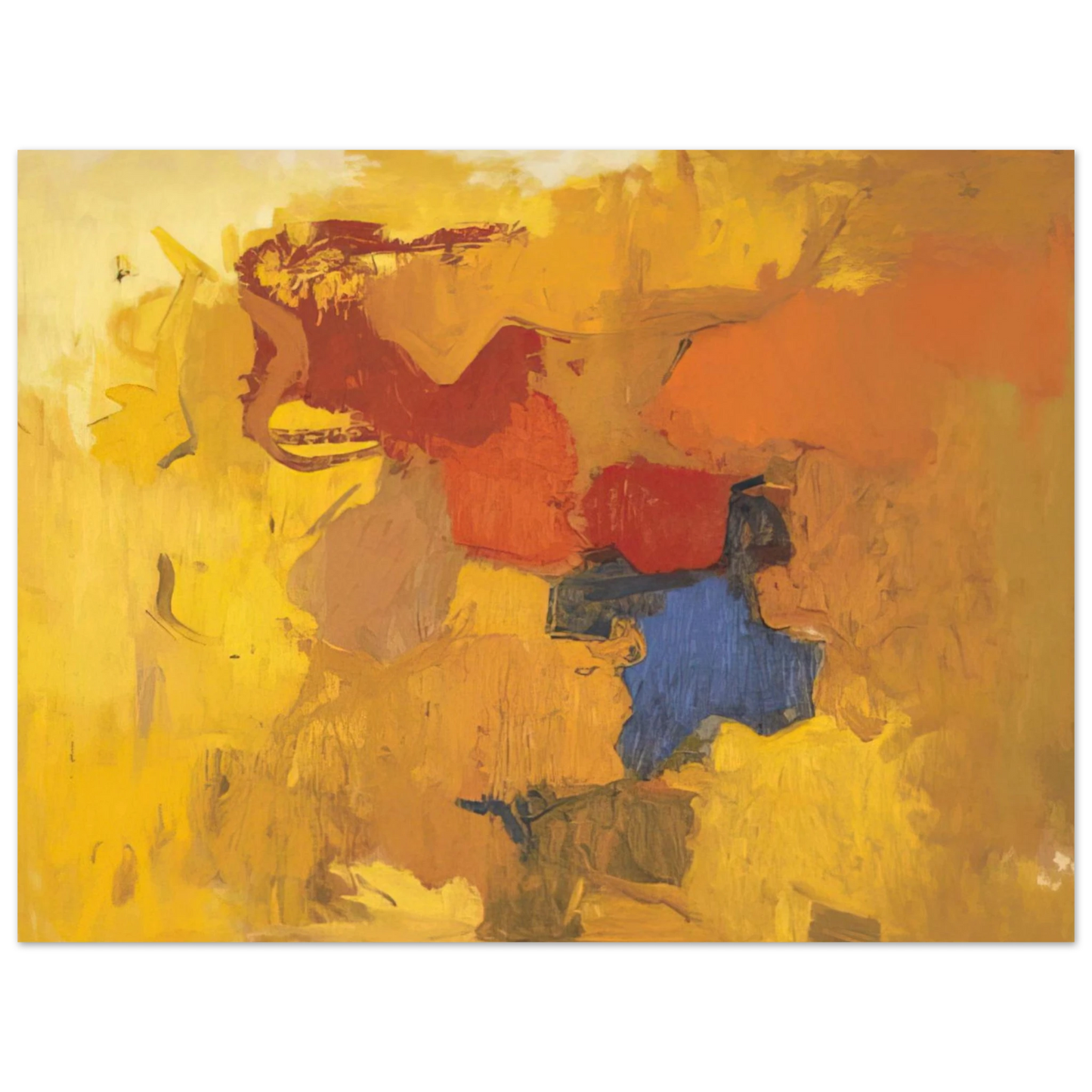 Esteban Vicente - BALADA 1959 75x100 cm / 30x40inches Fine Art Poster