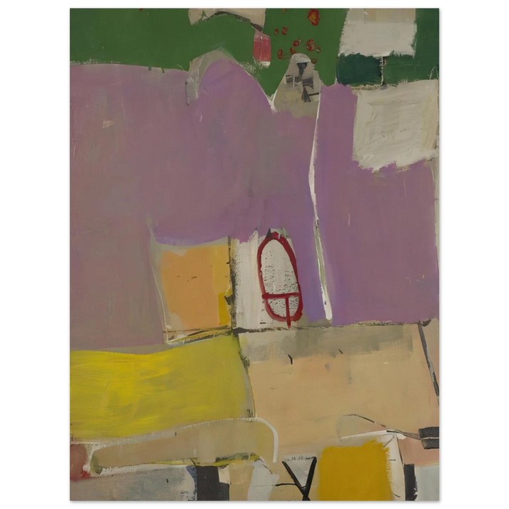 Richard Diebenkorn - Albuquerque #4 75x100 cm / 30x40inches Fine Art Poster