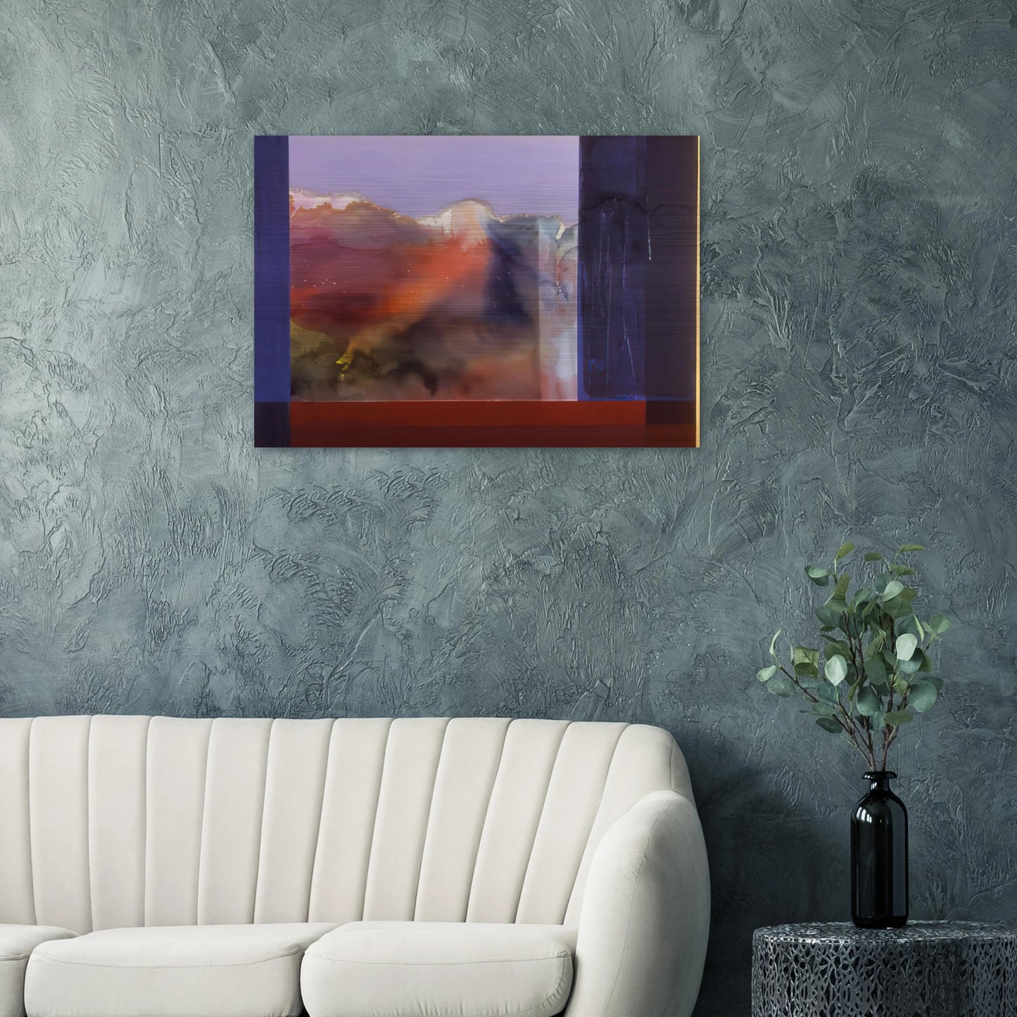 Sixteenth Century - 1985 - Ronnie Landfield Brushed Aluminum Print - 70x100 cm / 28x40 inches | Ronnie Landfield Aluminum Print | Ronnie Landfield Prints