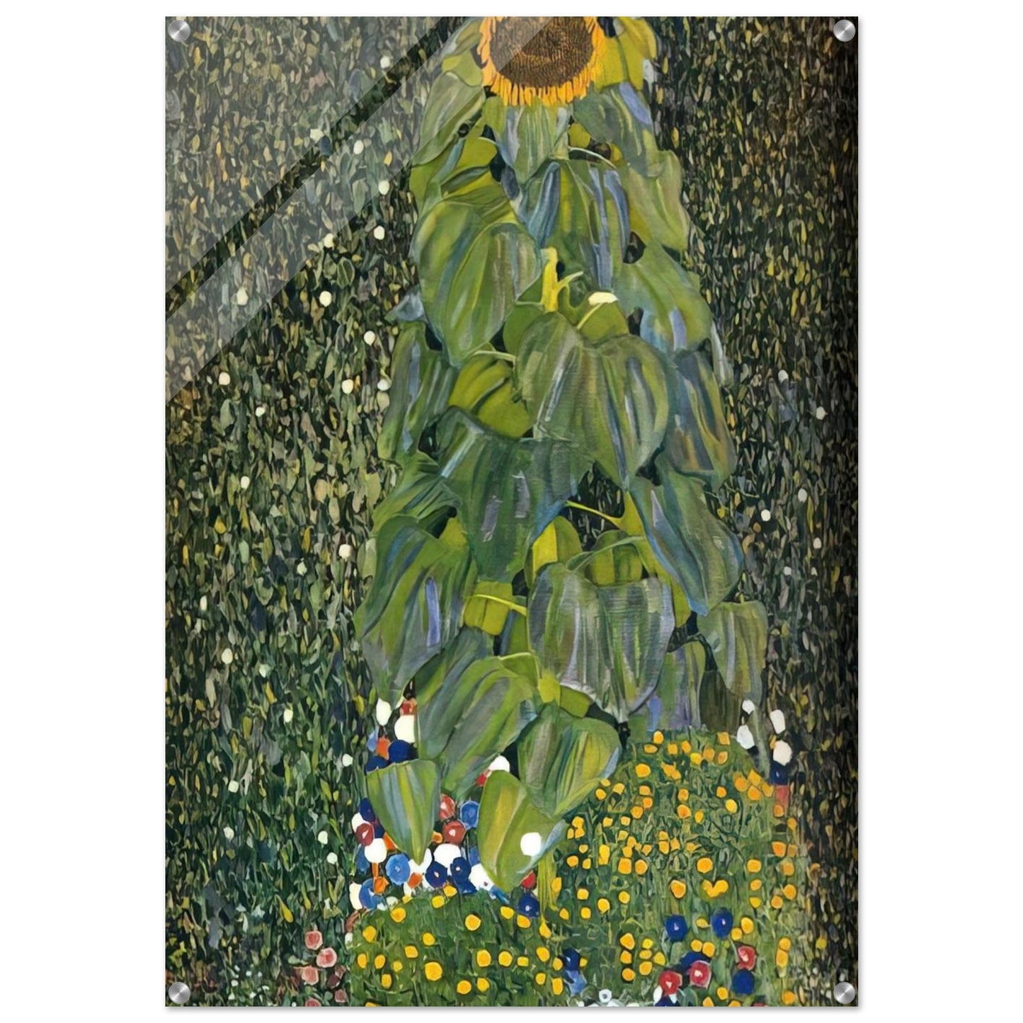 THE SUNFLOWER 1907 - Gustav Klimt Acrylic Print - 70x100 cm / 28x40″ inches | Gustav Klimt Wall Art | Gustav Klimt Prints