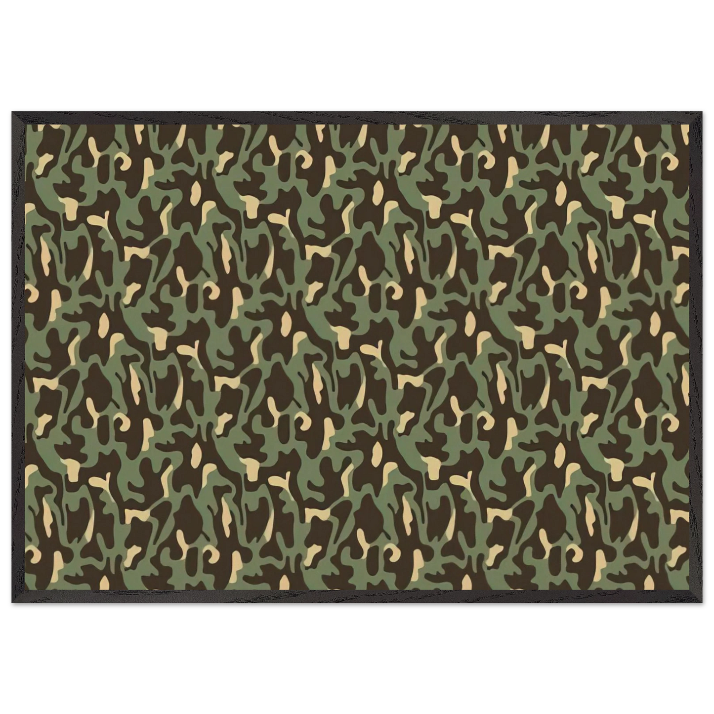 MIMETICO - Alighiero Boetti 70x100 cm / 28x40 inches Framed Art Print – Black Wooden Frame