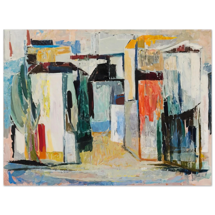 Tove Jansson - Houses - 1962 75x100 cm / 30x40inches Fine Art Poster