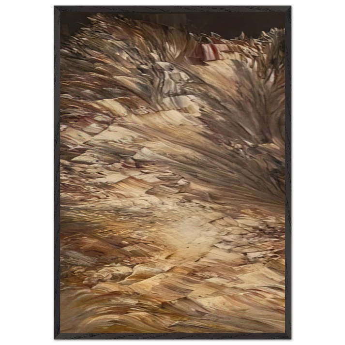 Jay DeFeoBIGThe Veronica - Jay DeFeo 70x100 cm / 28x40 inches Framed Art Print – Black Wooden Frame