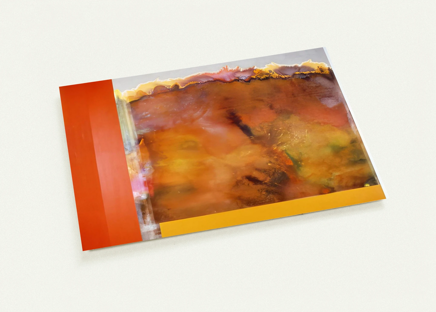 For The Ages - 1985 By Ronnie Landfield Pack of 10 Post Cards | Ronnie Landfield Post Cards | A6 (10.5 x 14.8 cm) - 4.1 x 5.8 inches
