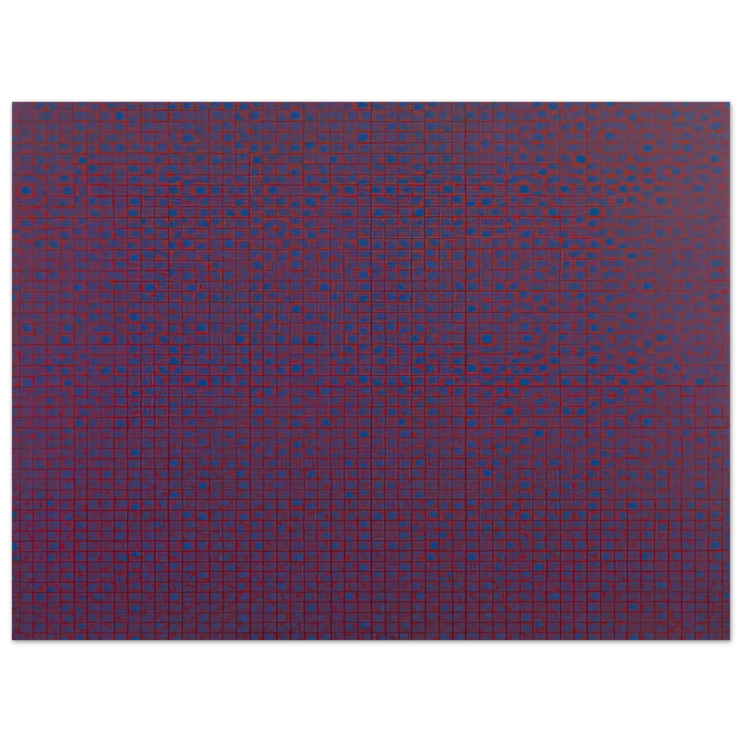 Francois Morellet - 4 trames 22°5, 45°, 67°5, 90° - 1969 75x100 cm / 30x40inches Fine Art Poster