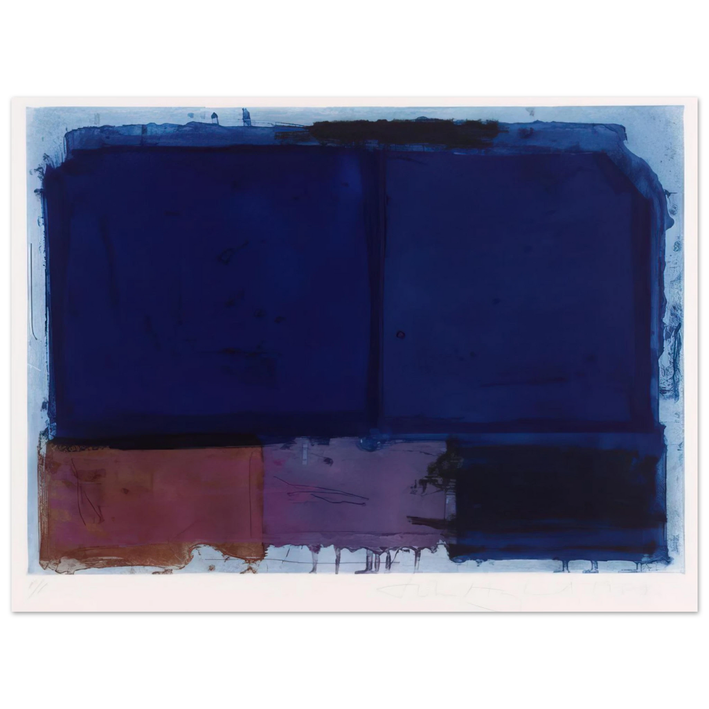John Hoyland - Vigil - 1980 75x100 cm / 30x40inches Fine Art Poster