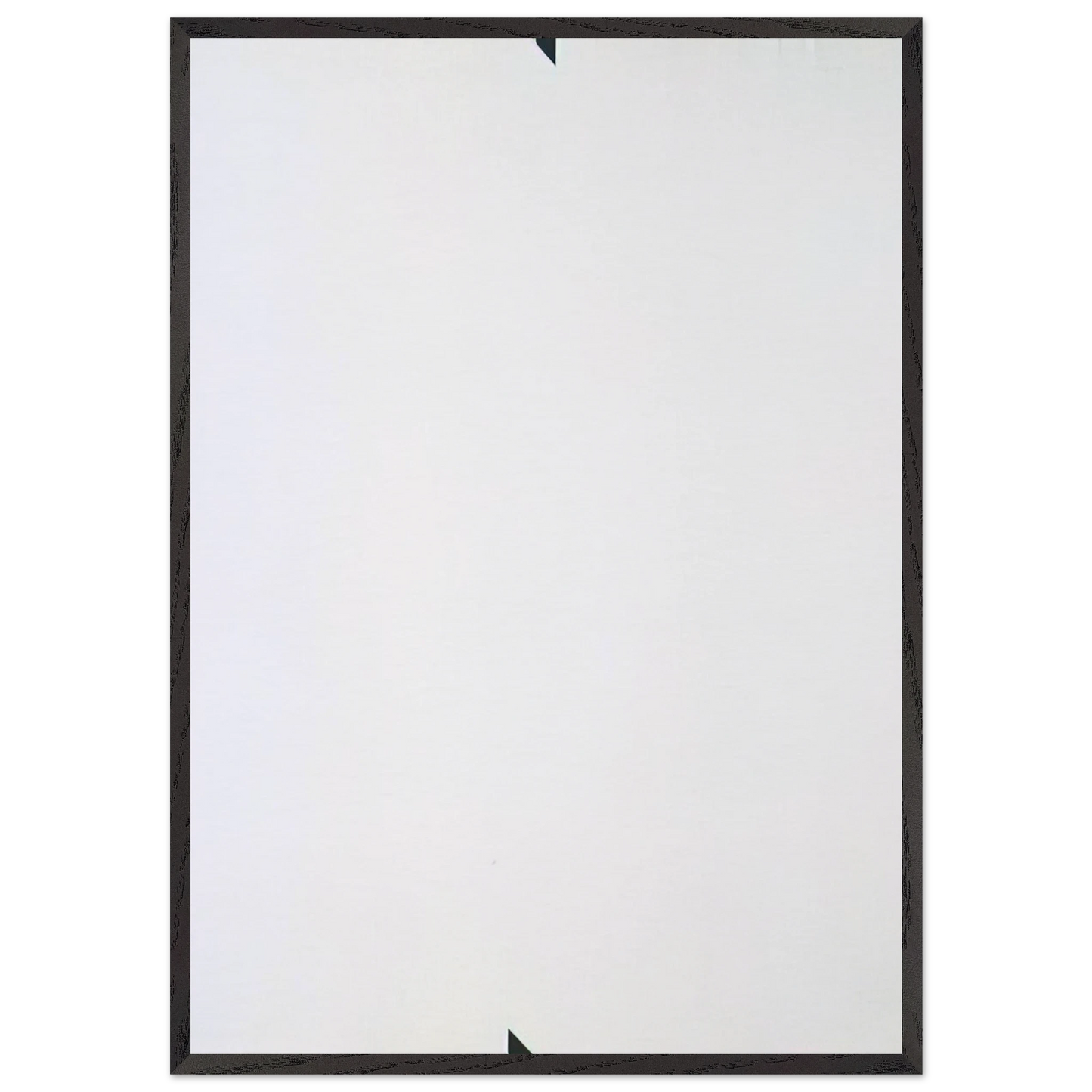 The Big N - Al Held 70x100 cm / 28x40 inches Framed Art Print – Black Wooden Frame