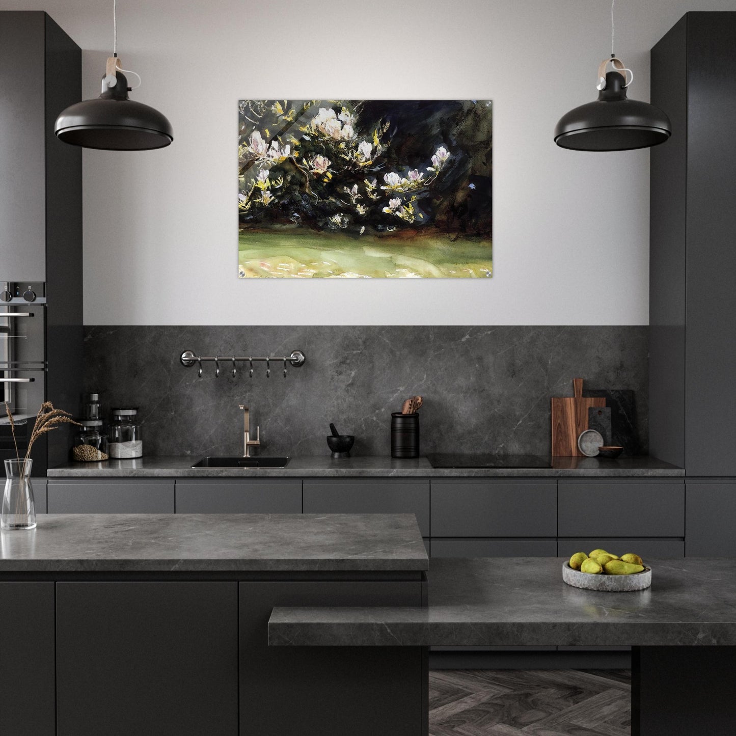 Magnolias - John Singer Sargent Acrylic Print - 70x100 cm / 28x40″ inches
