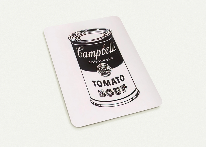 Campbell's Soup Can Tomato -Retrospective Series By Andy Warhol Pack of 10 Post Cards | Andy Warhol Post Cards | A6 (10.5 x 14.8 cm) - 4.1 x 5.8 inches