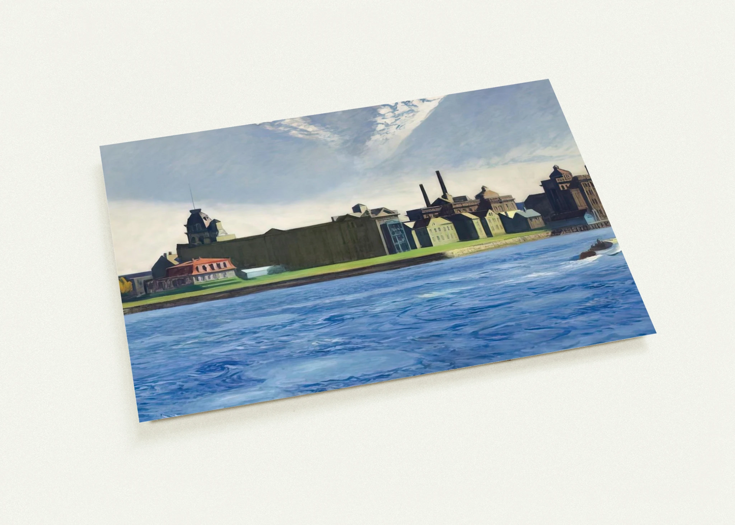 Blackwell s Island By Edward Hopper Pack of 10 Post Cards | Edward Hopper Post Cards | A6 (10.5 x 14.8 cm) - 4.1 x 5.8 inches