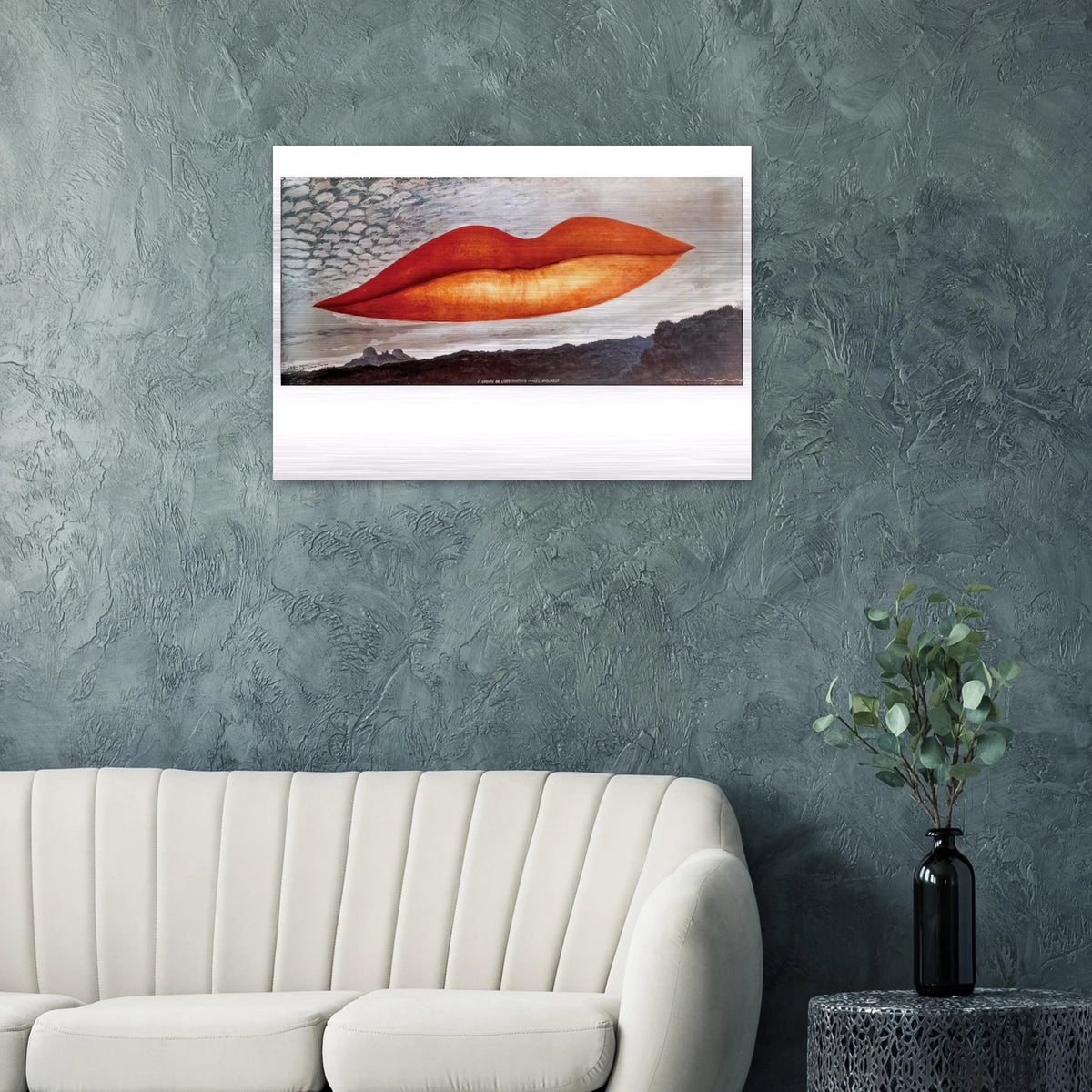 OBSERVATORY TIME THE LOVERS - Man Ray Brushed Aluminum Print - 70x100 cm / 28x40 inches | Man Ray Aluminum Print | Man Ray Prints