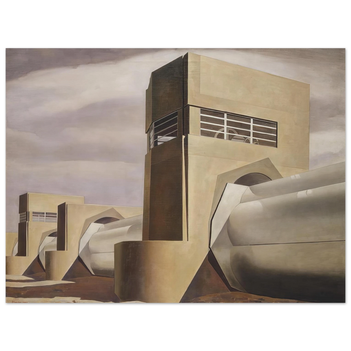 Charles Sheeler - Water - 1945 75x100 cm / 30x40inches Fine Art Poster