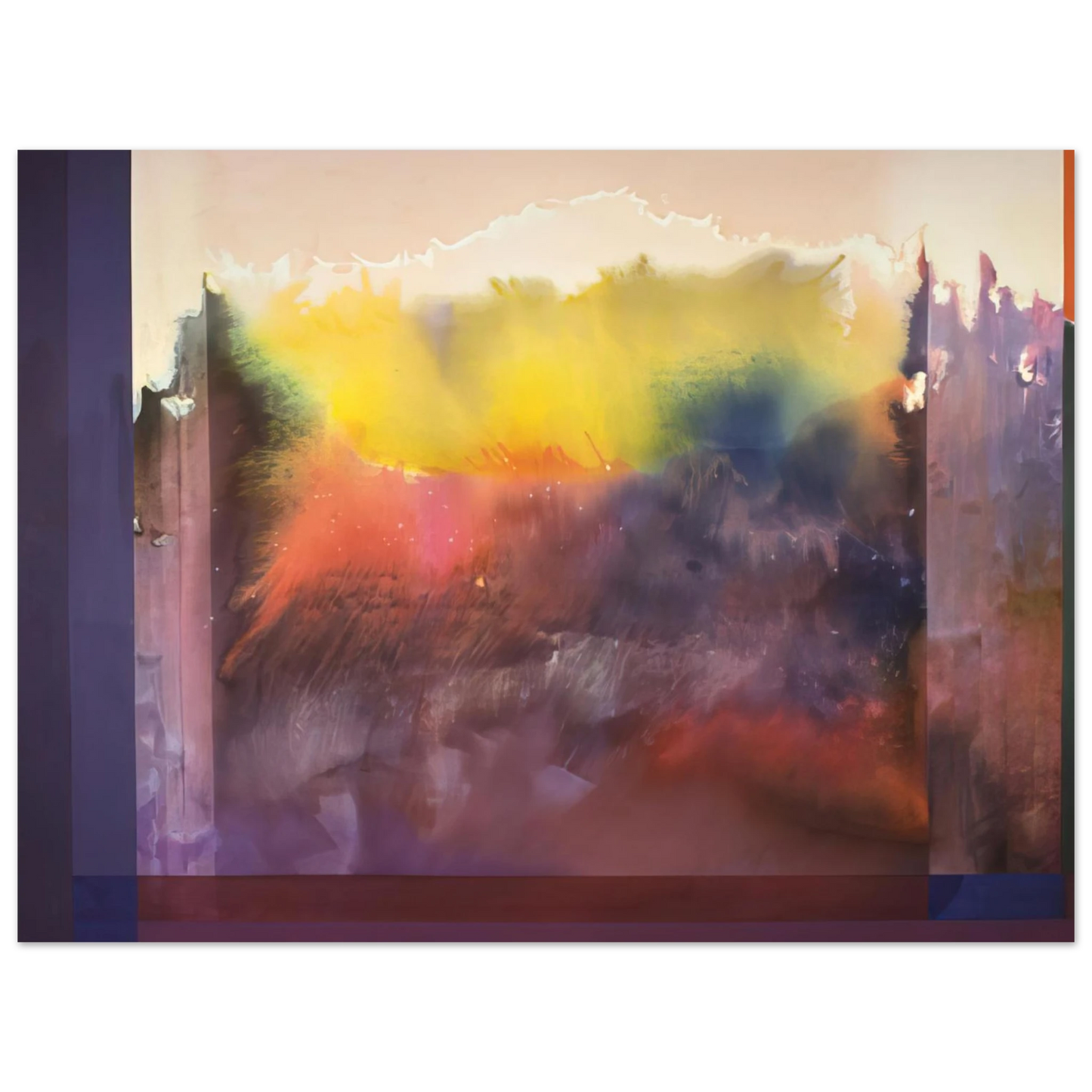 Ronnie Landfield - Vision Of Paradise - 1985 75x100 cm / 30x40inches Fine Art Poster