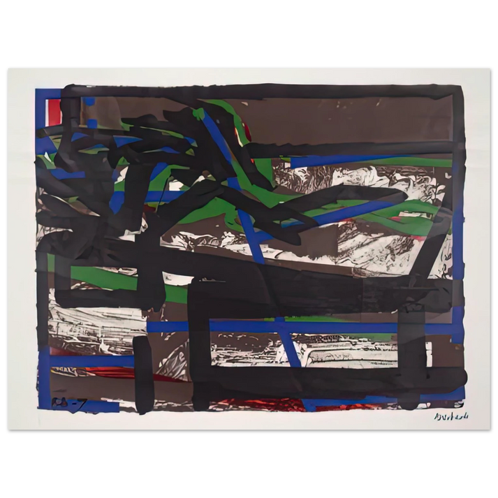Frank Auerbach - RECLINING FIGURE II 75x100 cm / 30x40inches Fine Art Poster