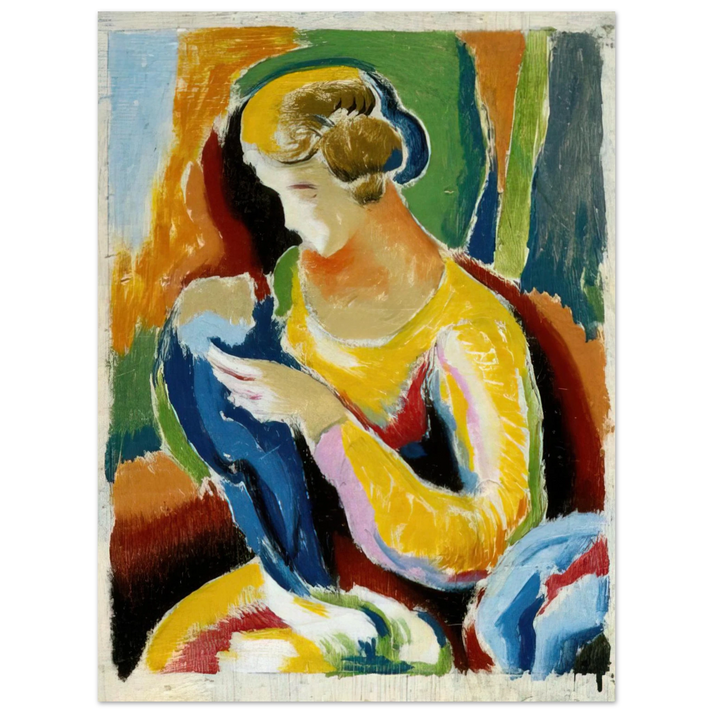 Thomas Hart Benton - WOMAN 1920 75x100 cm / 30x40inches Fine Art Poster