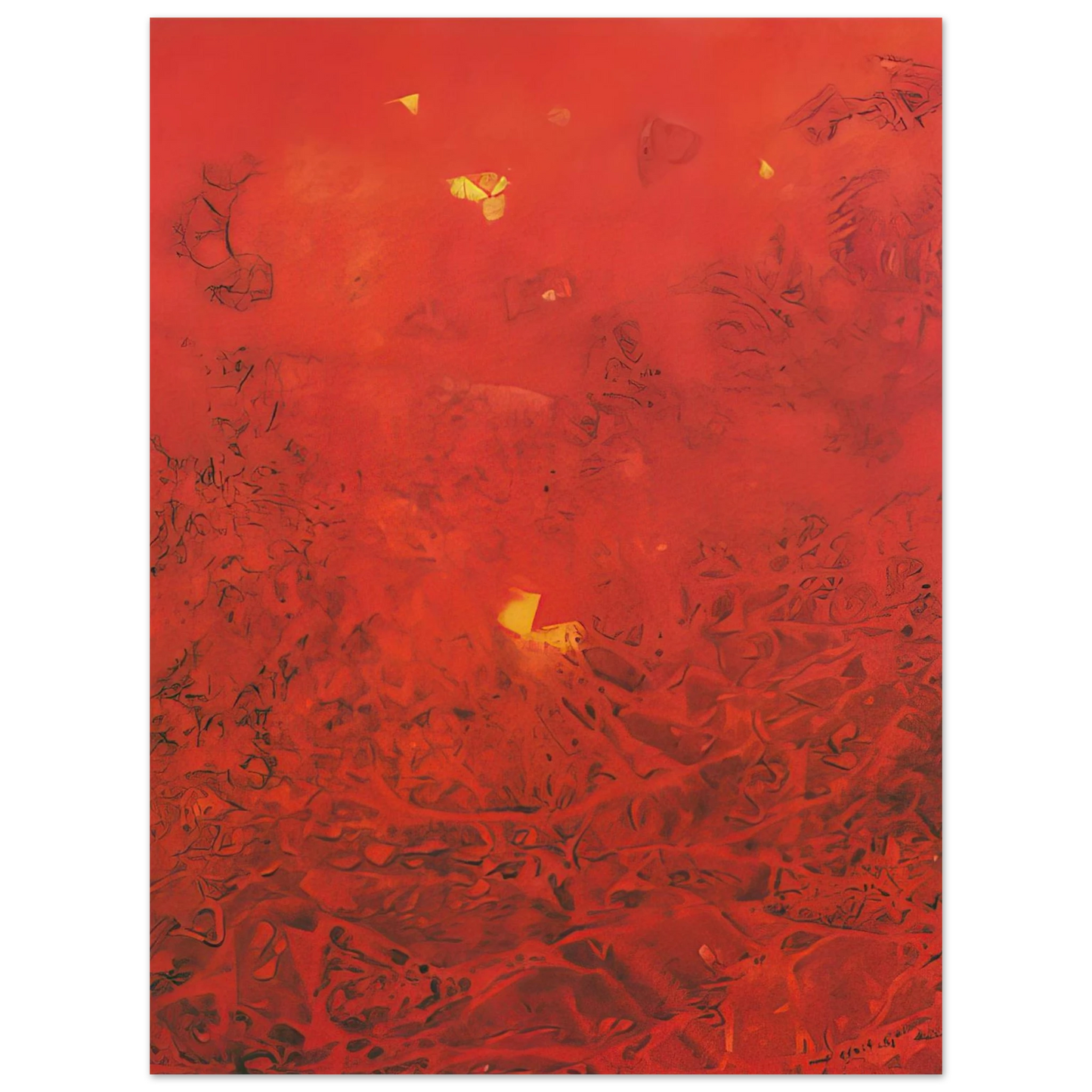 Max Ernst - Le jardin de la France 75x100 cm / 30x40inches Fine Art Poster