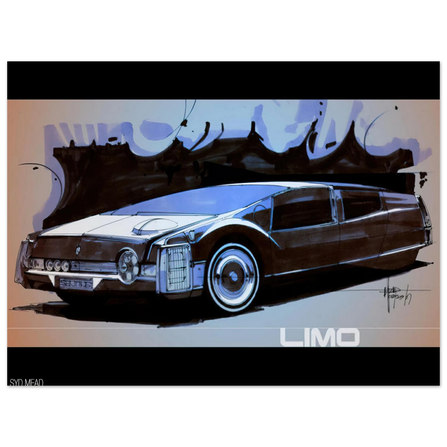 Syd Mead - Syd Mead 75x100 cm / 30x40inches Fine Art Poster