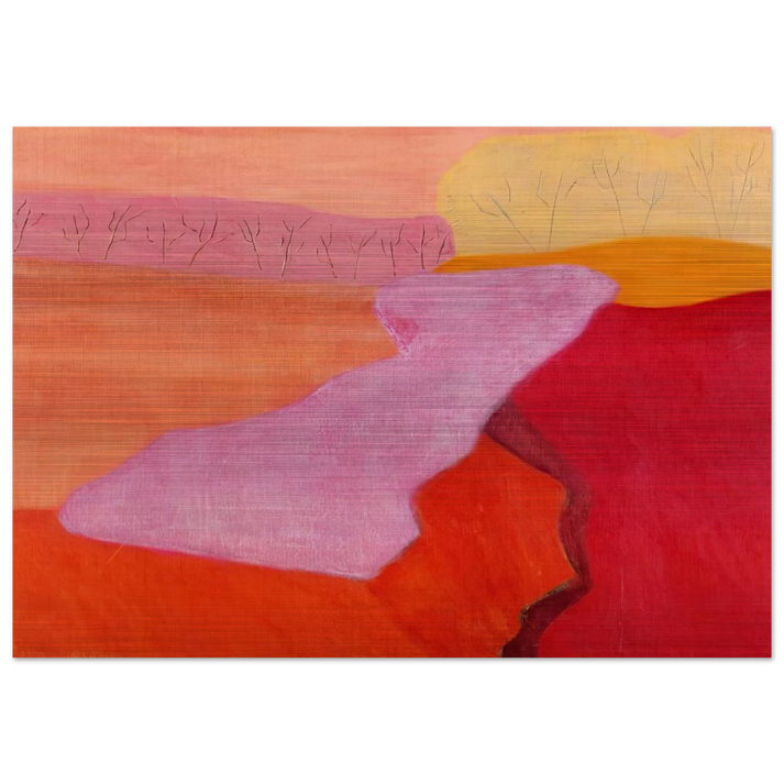 Shapes of Spring - 1952 - Milton Avery Brushed Aluminum Print - 70x100 cm / 28x40 inches | Milton Avery Aluminum Print | Milton Avery Prints