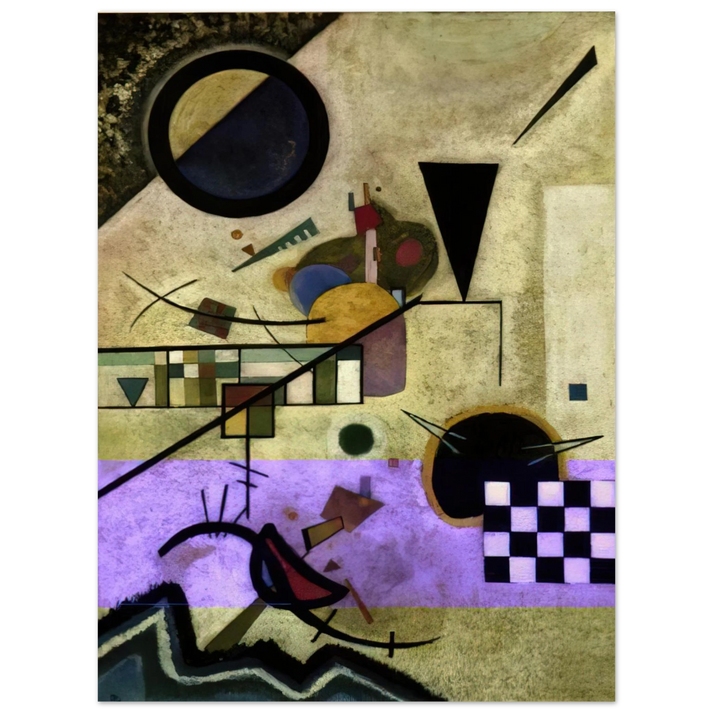 Wassily Kandinsky - CONTRASTING SOUNDS 1924 75x100 cm / 30x40inches Fine Art Poster