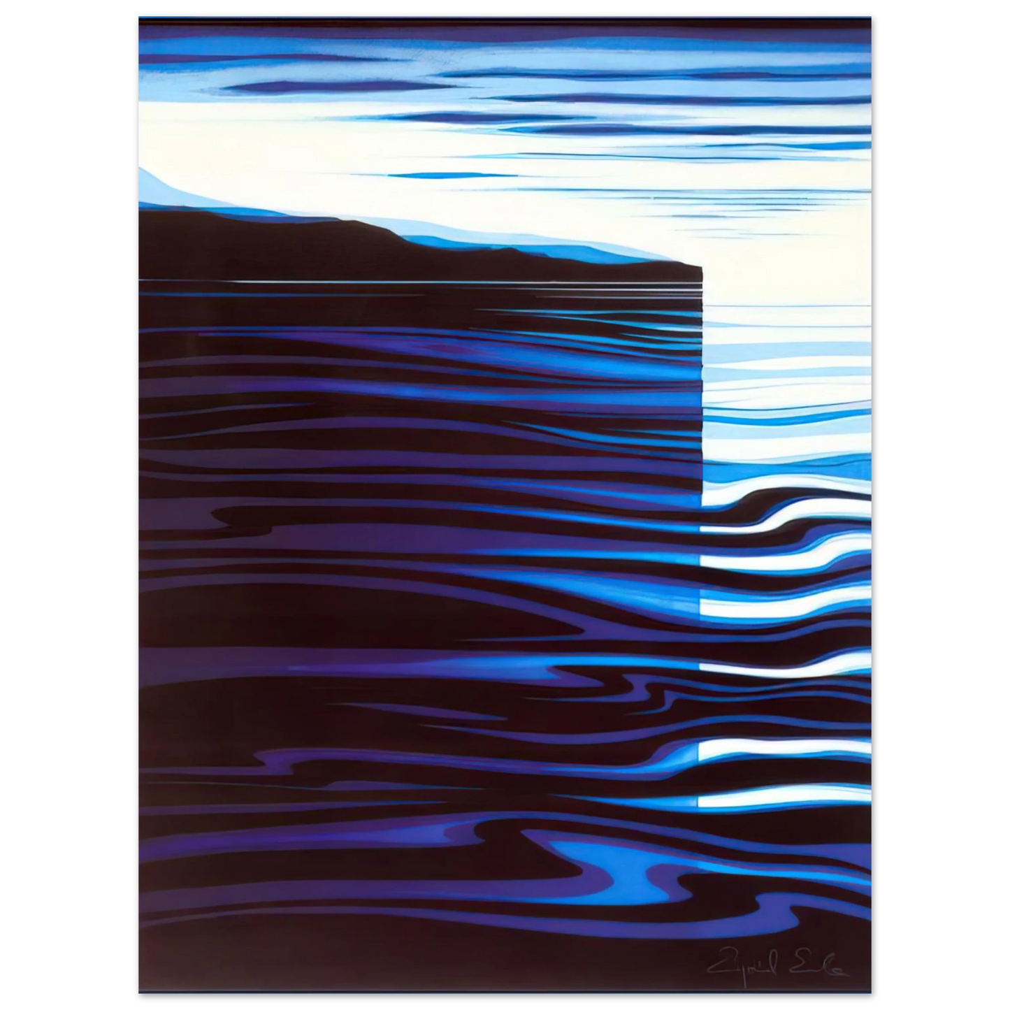 Eyvind Earle - Reflections 75x100 cm / 30x40inches Fine Art Poster