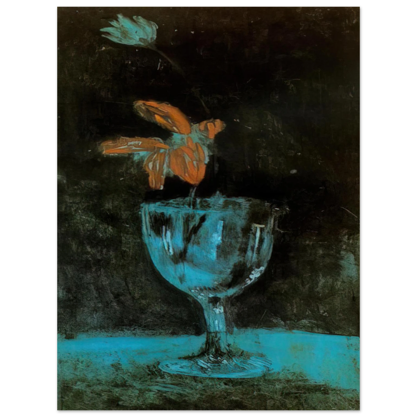 Pablo Picasso - A blue vase - 1903 75x100 cm / 30x40inches Fine Art Poster