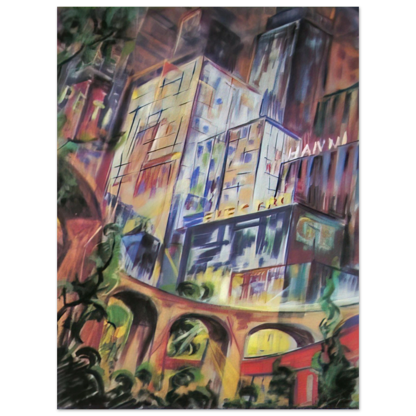 Konrad Zuse - Untitled - Expressionism 75x100 cm / 30x40inches Fine Art Poster