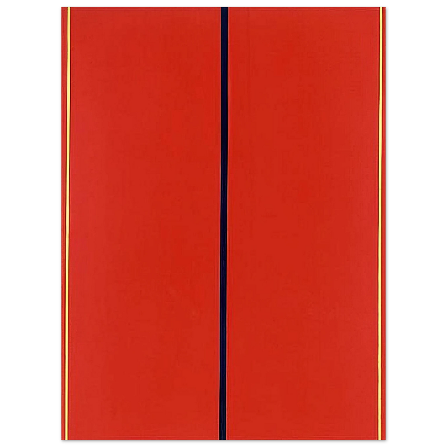 Barnett Newman - Who's Afraid of Red, Yellow and Blue II 75x100 cm / 30x40inches Fine Art Poster