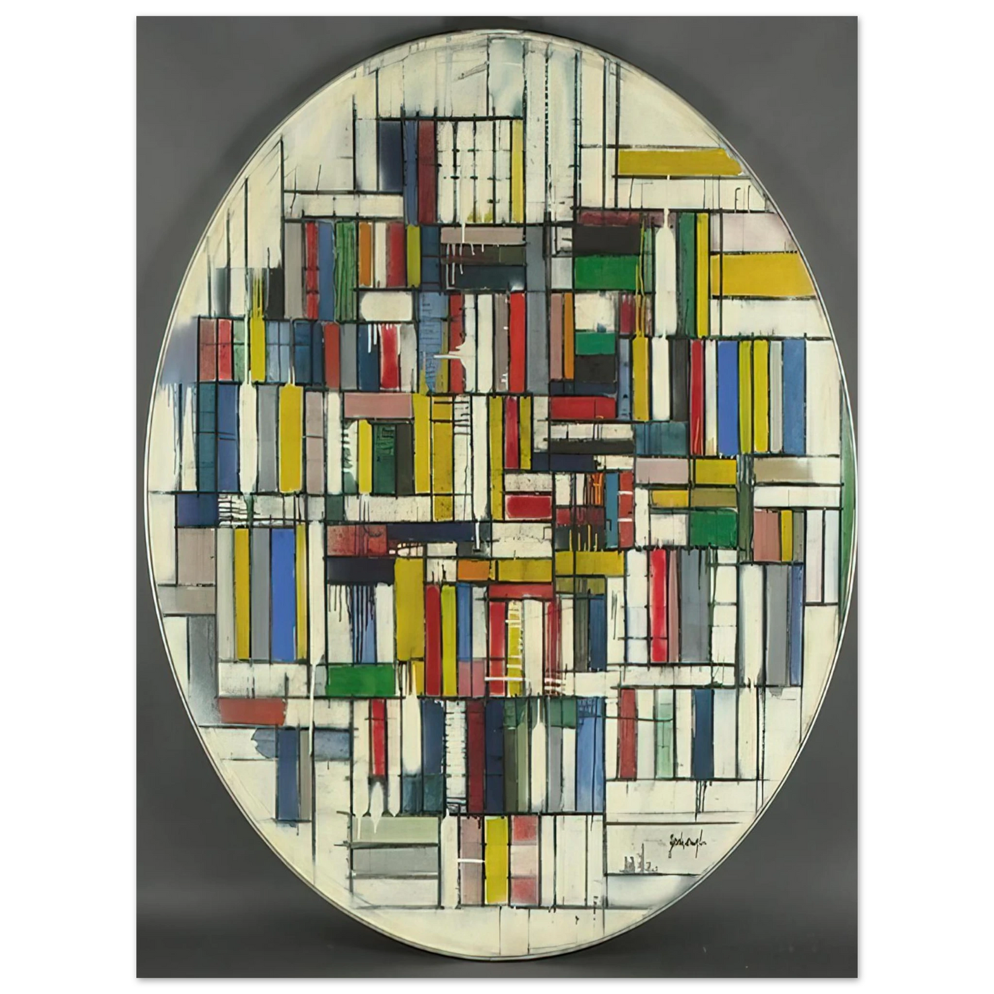 Robert Goodnough - Circle III - Post-Painterly Abstraction 75x100 cm / 30x40inches Fine Art Poster