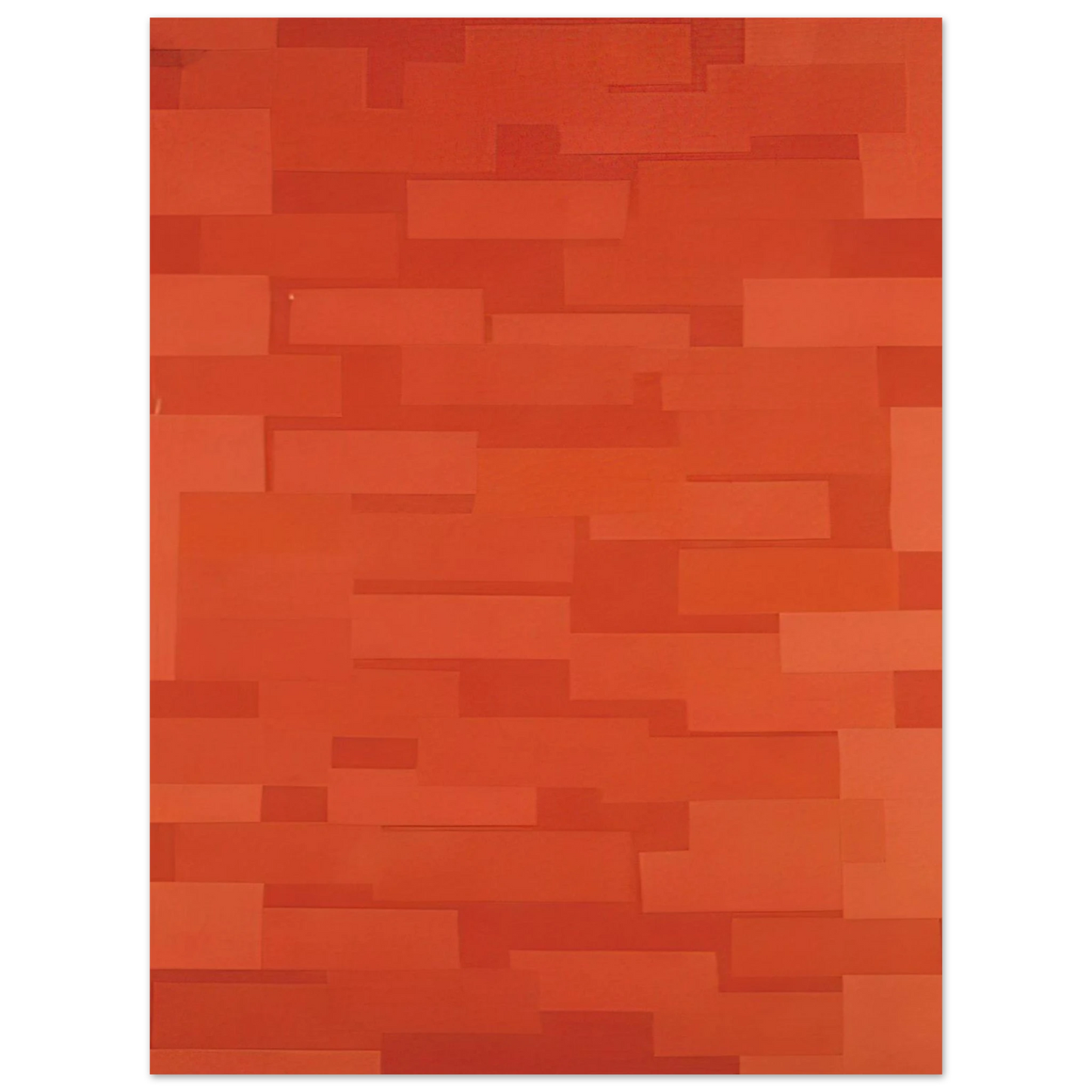 Ad Reinhardt - Number 5 Red Wall - 1952 75x100 cm / 30x40inches Fine Art Poster