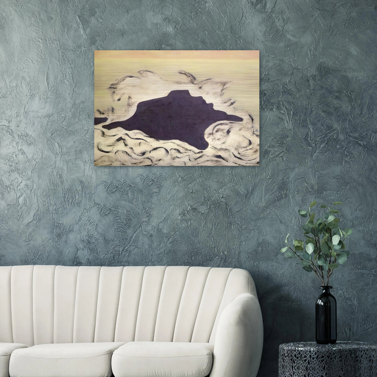 Advancing Sea - 1953 - Milton Avery Brushed Aluminum Print - 70x100 cm / 28x40 inches | Milton Avery Aluminum Print | Milton Avery Prints